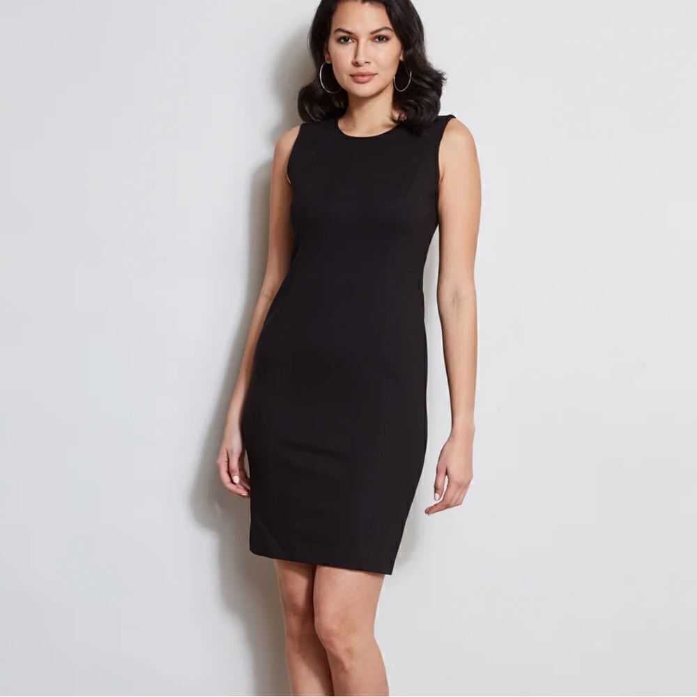 NWT T Tahari by Elie Tahari Sleeveless Ponte Knit Dress